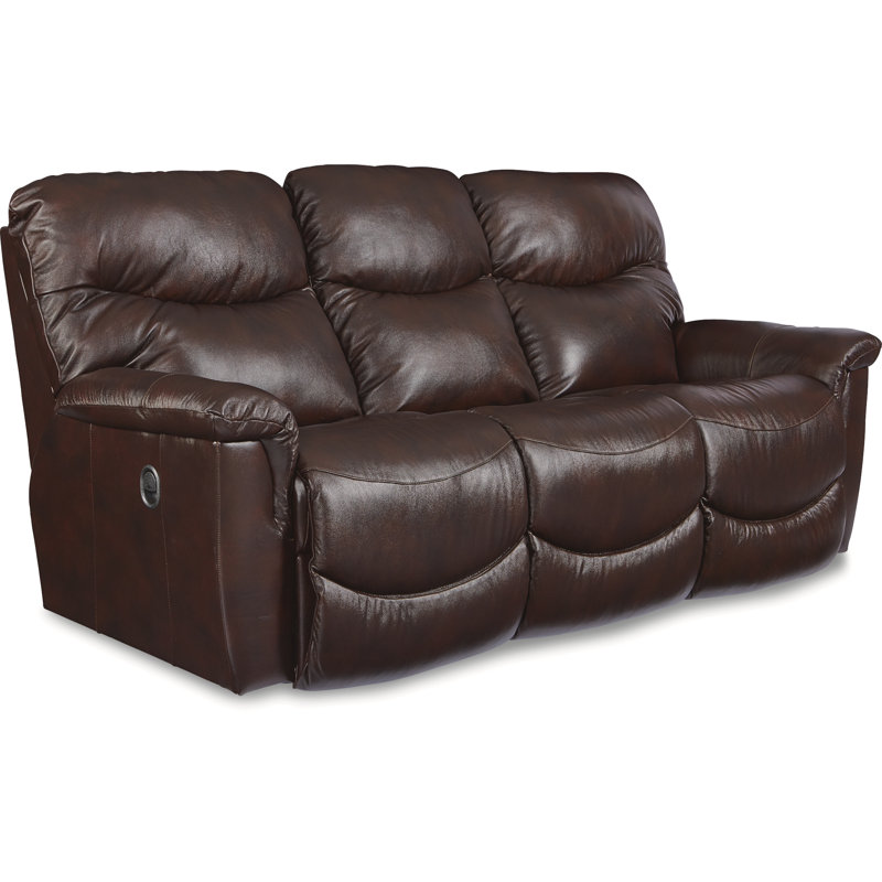 La Z Boy James Leather Match Reclining Sofa Reviews Wayfair